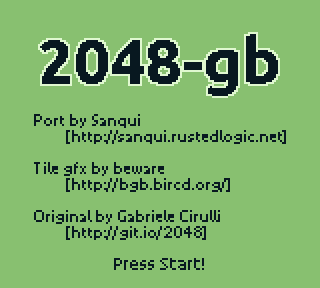 Capture d'ecran de 2048gb