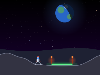 Capture d'ecran de Moon Lander