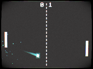 Capture d'ecran de Pong