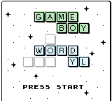 Capture d'ecran de GB-Wordyl